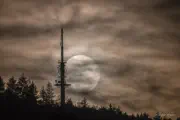 Moonrise in the Mist